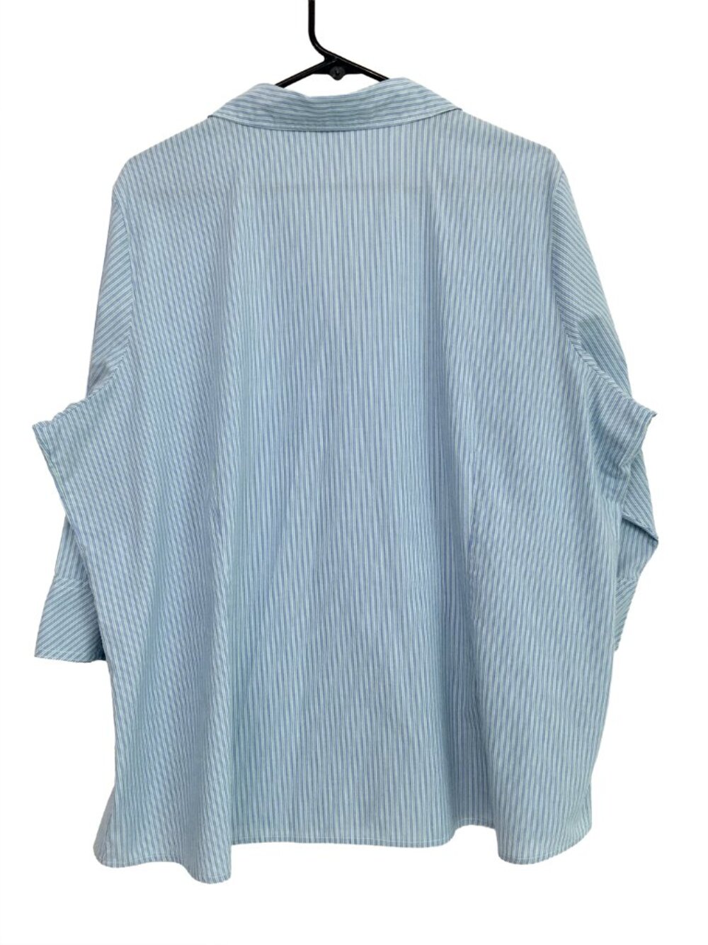 Lee Blue Striped Shirt Women's Size 1X - Picture 2 of 6